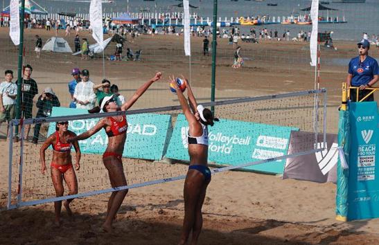 世界沙滩排球职业巡回赛苍南站未来赛圆满落幕