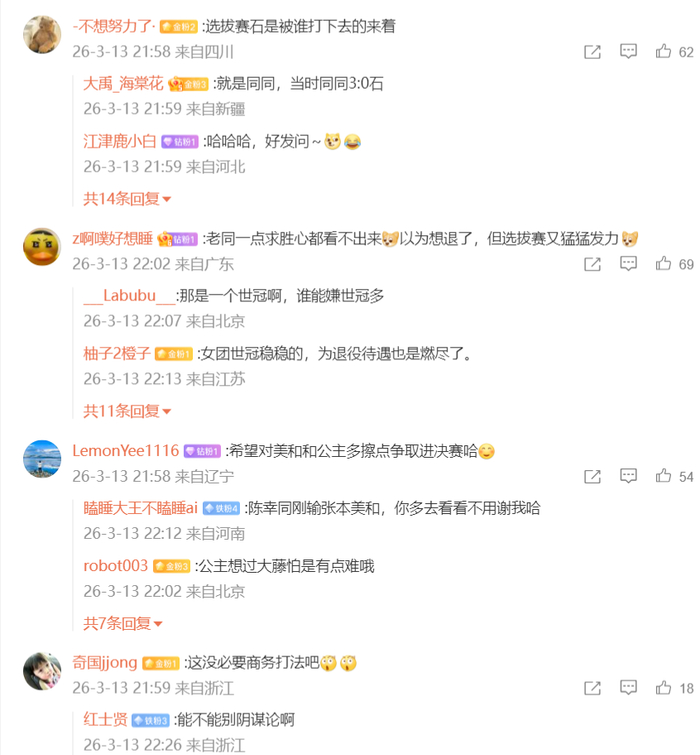 陈幸同爆冷负石洵瑶 国乒内战陷争议